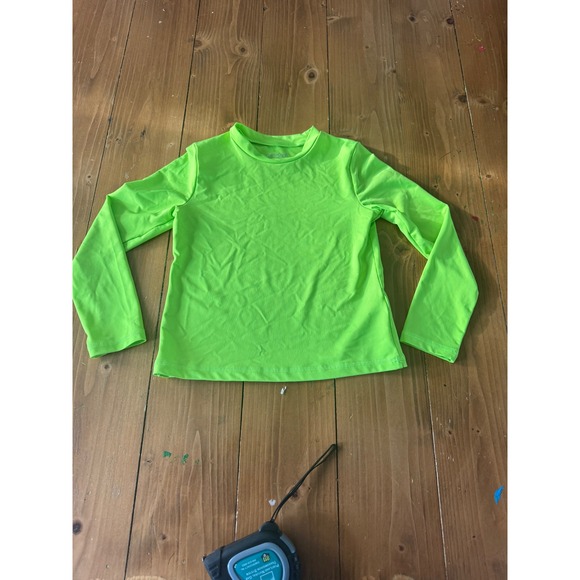 Cat & Jack Other - Cat Jack Kids Long Sleeve Neon Green Athletic Top Size S‎